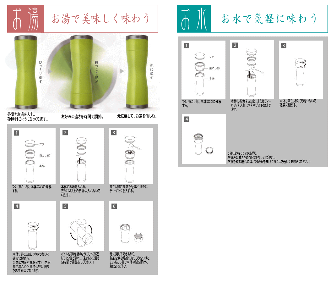 画像: 茶こし付 TEAPOT BOTTLE 